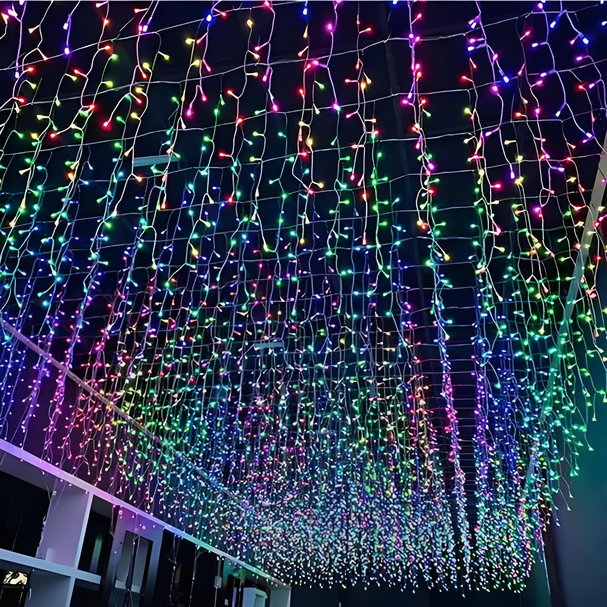 The display of LED light strin